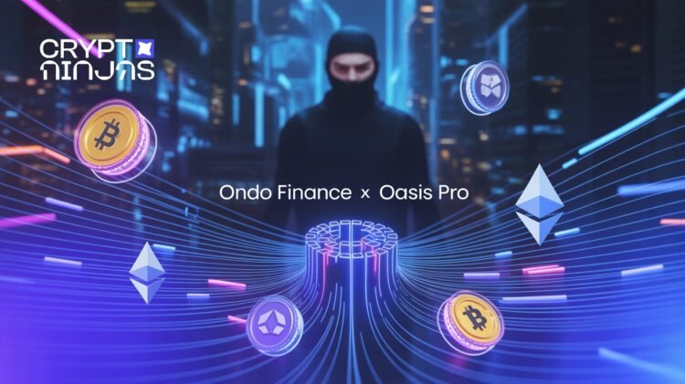 In the center ondo finance x oasis pro is depict….jpeg