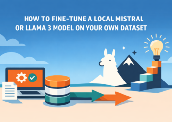 Mlm how to fine tune a local mistral or llama 3 model.png