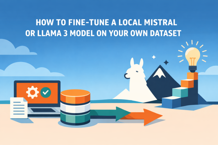 Mlm how to fine tune a local mistral or llama 3 model.png