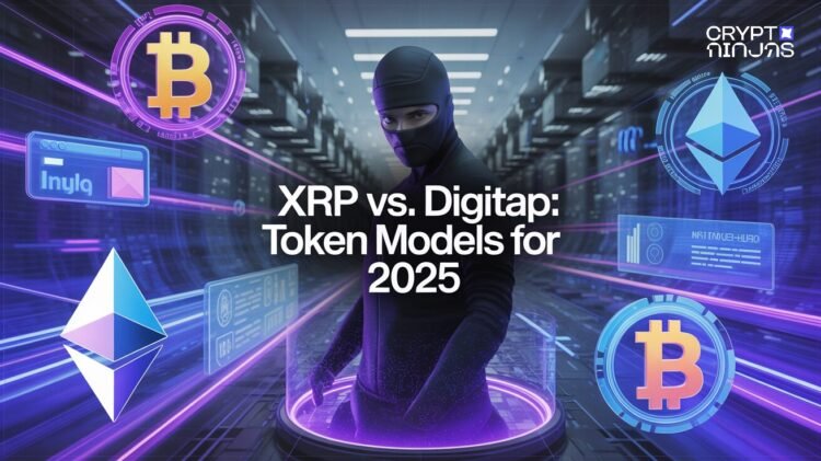 Xrp at 1 99 vs digitap tap comparing market conditions and token models heading into 2025.jpg