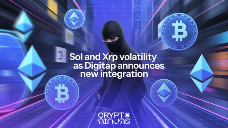 Market volatility in sol and xrp as digitap announces a new platform integration.jpg