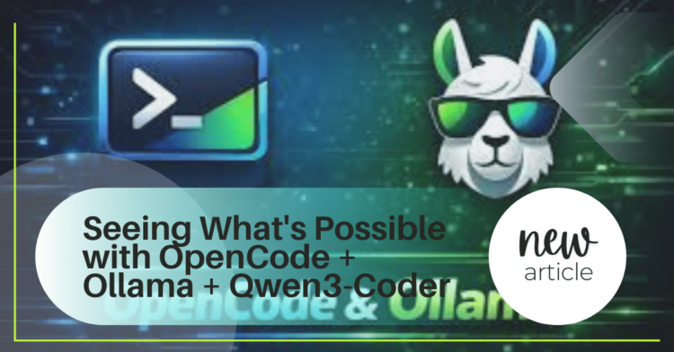 Shittu kdn seeing whats possible with opencode ollama qwen3 coder.png
