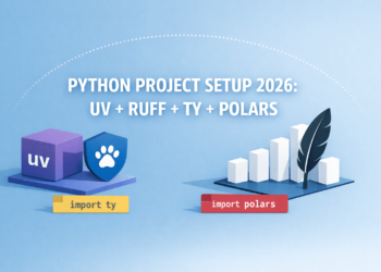 Kdn mehreen python project setup 2026 uv ruff ty polars.png