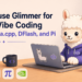 Awan run muse glimmer local vibe coding llamacpp dflash pi 8.png