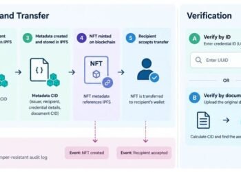 Content addressed storage blockchain digital credential verification.jpg