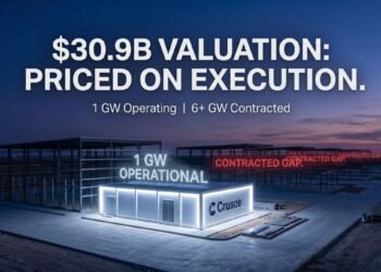Crusoe valuation 30 9b gigawatt data center gap.jpg